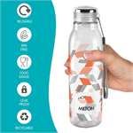 Milton Helix Plastic PET Water Bottle- Orange- 1 Litre